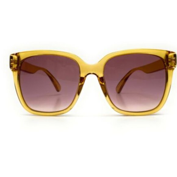 Gucci Women's Yellow and Red Gradient Sunglasses! - Picture 2 of 3